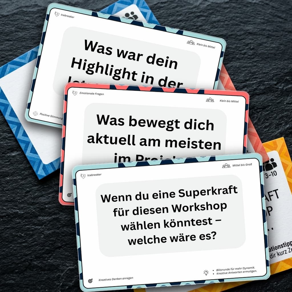 Nahaufnahme einzelner Check-in Fragen
