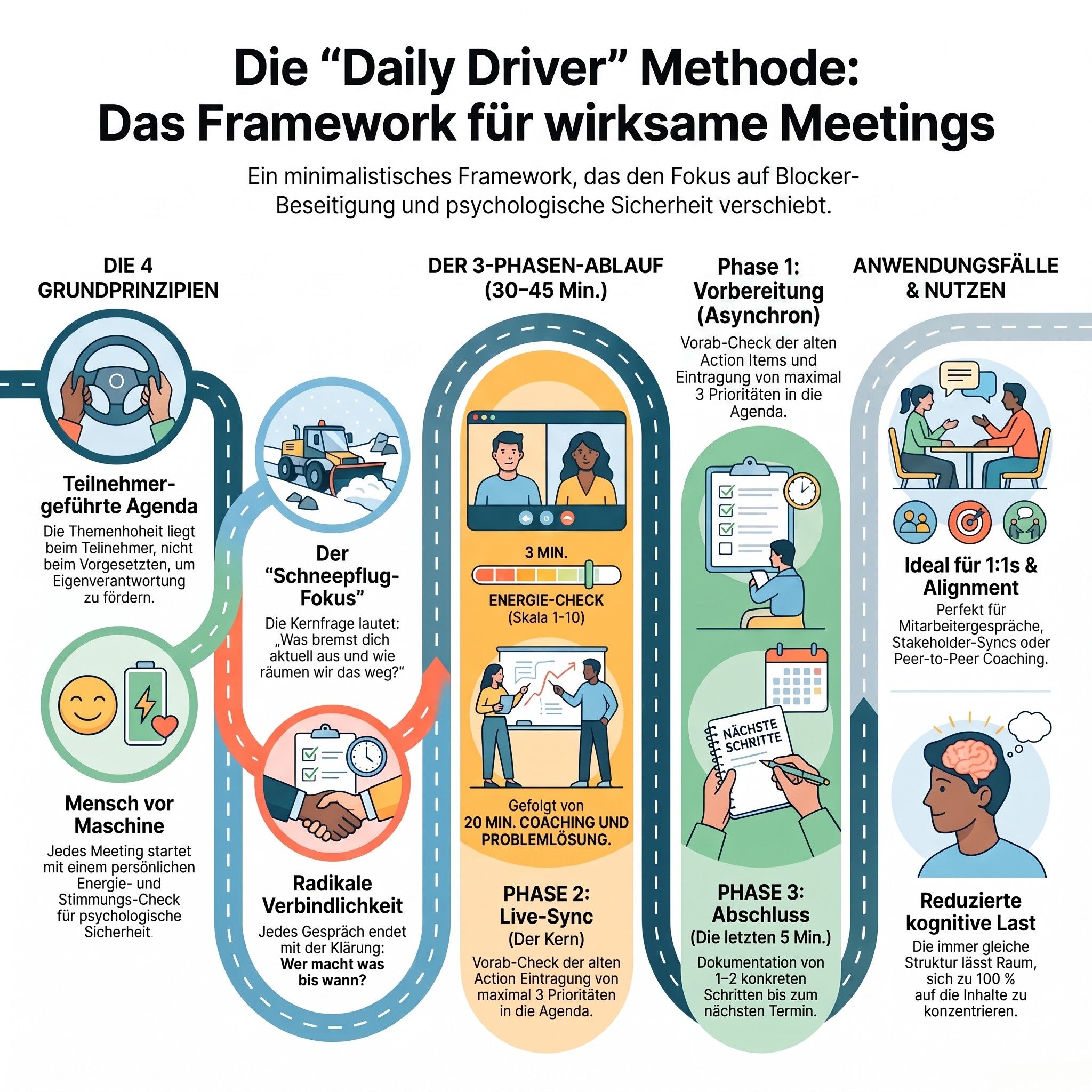 Infografik: Die Daily Driver Methode