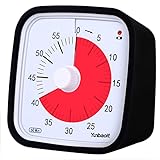 Visueller Timer, Yunbaoit Verbesserter 60 Minuten Countdown Timer für Kinder Erwachsene mit Alarm...
