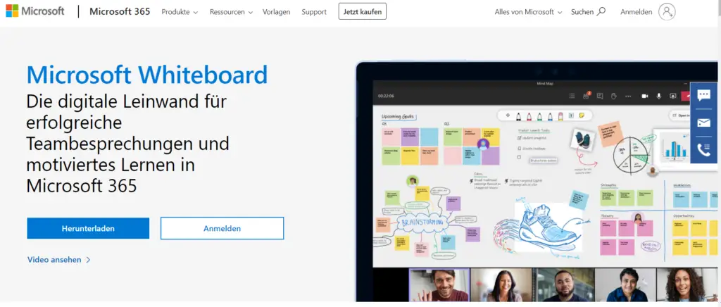 Online Whiteboard von Microsoft 