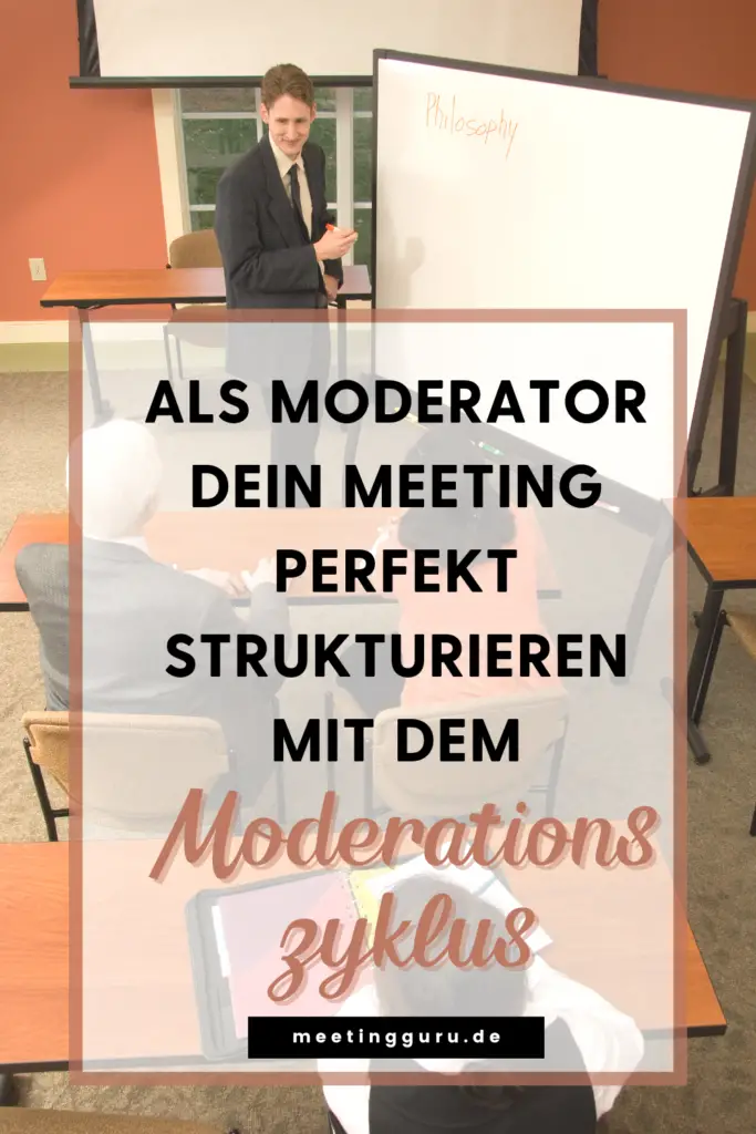 Der Moderationszyklus unterstützt dich als Moderator bei der perfekten Struktur eines Meetings. Einfach anwendbar, flexibel und hochgradig produktiv - deine Meetings werden ein neues Level erreichen.